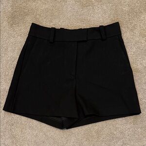 Maje High Waist Black Shorts